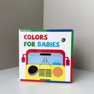 Children's cardboard activity book